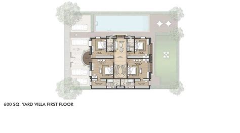 Lodha Villa Royale Master Plan And Floor Plan For First And Ground