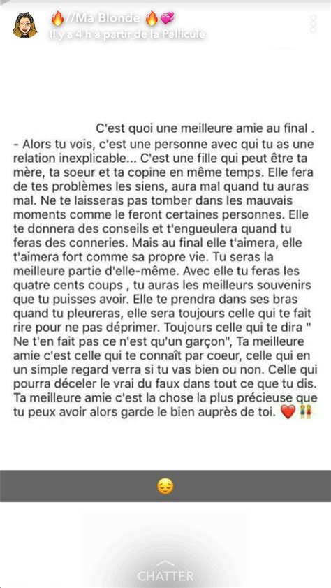 Court Texte Pour Sa Meilleure Amie Touchant Texte Préféré