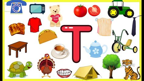 Letter TThings that begins with alphabet Twords starts with TObjects