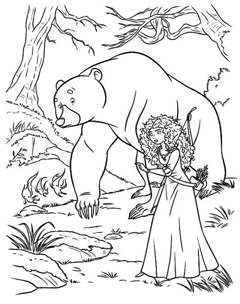 All of your favorite princesses are here including merida, tinkerbell, sofia, elsa, ariel and more. Merida Coloring Pages at GetColorings.com | Free printable ...