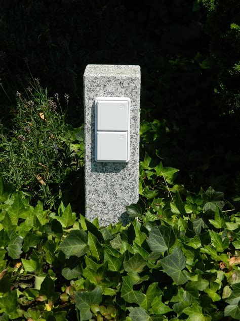 Maybe you would like to learn more about one of these? Außensteckdosen aus Naturstein, Strom im Garten ...