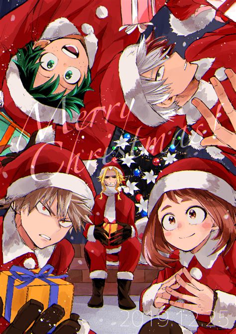 ミシマ On Twitter メリメリークリスマス🎅！ Anime Christmas Wallpaper Anime