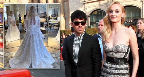 Sophie Turner Wedding Dress First Look At Louis Vuitton Gown