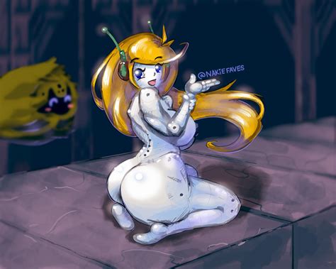 Rule 34 Blonde Hair Cave Story Curly Brace Nude Female Robot Girl 4212414