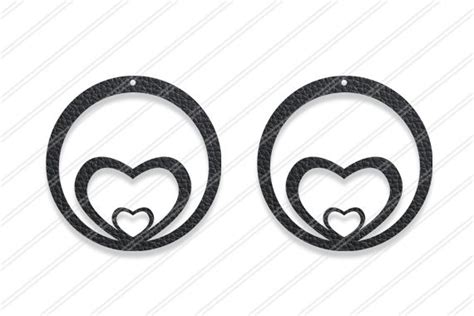 Download Heart earrings svg , Jewelry svg, leather jewelry, Cricut ...
