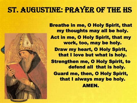 Ppt St Augustine Prayer Of The Hs Powerpoint Presentation Free