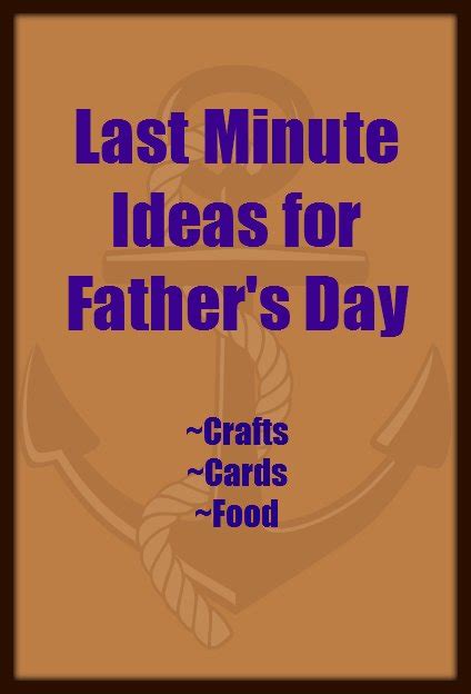 Jun 14, 2021 · 26 diy father's day gifts that are so easy to make for dad dad will love these easy, homemade craft ideas — even if you waited until the last minute! Last Minute Father's Day Gift Ideas - Real: The Kitchen ...