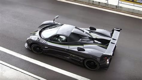 One Off Pagani Zonda 760 Lm Roadster Hits The Track
