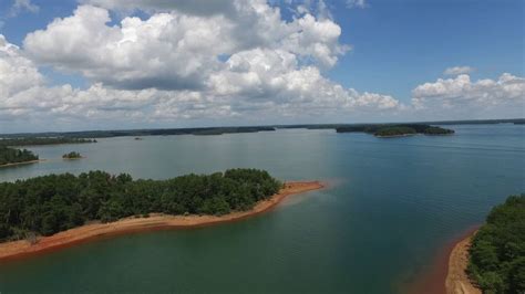Fly Over Of Lake Hartwell Youtube
