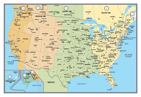 Printable Area Code Time Zone Map Printable Word Searches