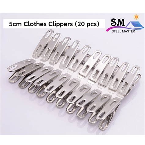 Stainless Steel Clothes Clippers Cloth Peg Drying Cloth Clips Cloth