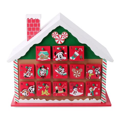 Mickey Mouse And Friends Wooden House Advent Calendar Is Now Available