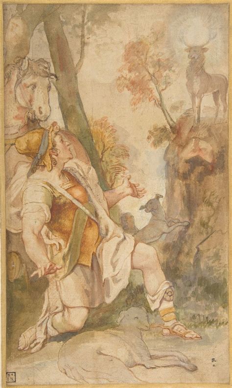 The Vision Of Saint Eustace Published 15421609 Art Milwaukee Art