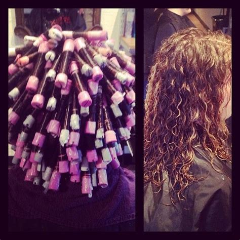 Spiral Perm On Purple And White Rods Perm Rod Sizes And Results