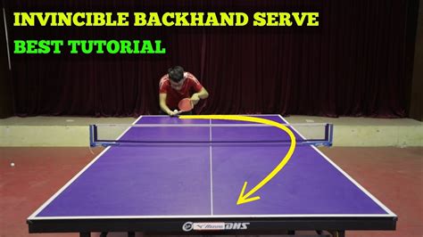 Learning Invincible Backhand Serve MLFM Table Tennis Tutorial YouTube