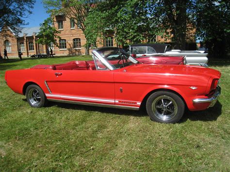 Red Convertible Car On Grassfield Hd Wallpaper Wallpaper Flare