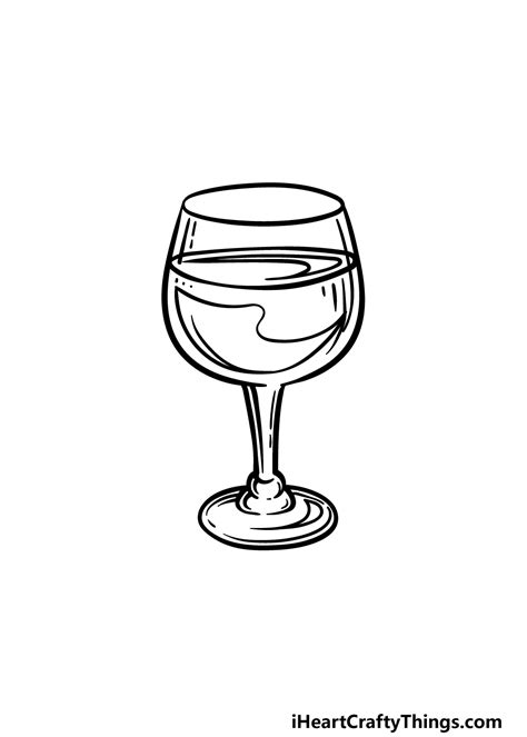 Wine Glass Outline