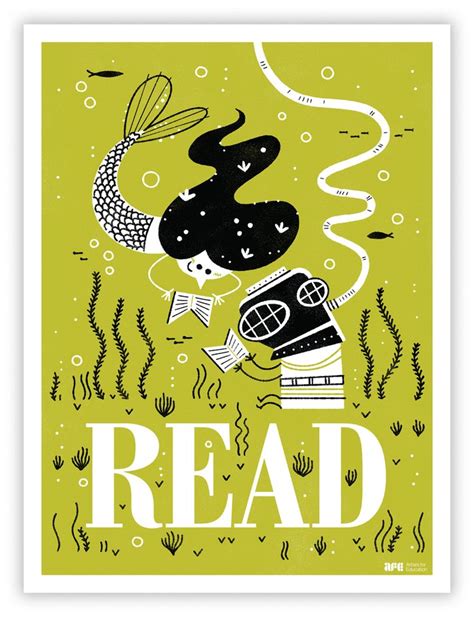 Read Artists For Education Library Posters Book Art Reading Posters