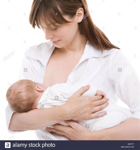 Woman Breastfeeding Newborn High Resolution Stock Photography And