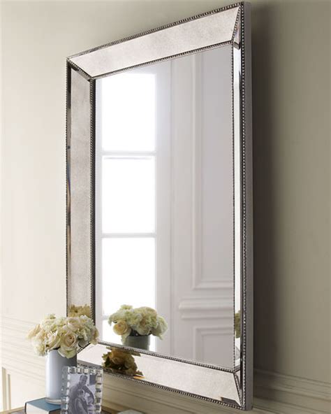 Follow these five tips to do it right, and hear of some mirror decorating mistakes to avoid. Beaded Wall Mirror, 36.5"W