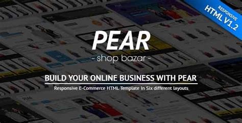 Pear Responsive E Commerce Html Template V12 Wordpress Theme
