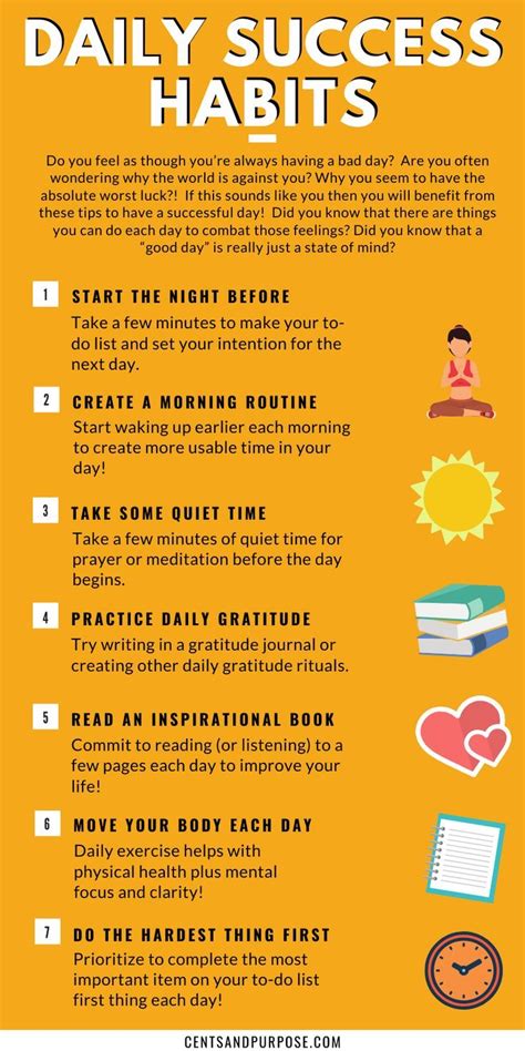 Daily Routines To Win The Day Success Habits 7 Habits Habits
