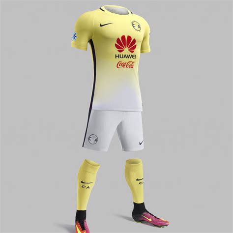 Club américa's 2021 third jersey is white and black with a bespoke design inspired by traditional aztec art. Club America Home Kit 2016-17 - Nike News