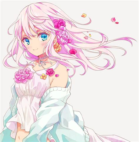 Beautiful Pink Hair Original Anime Girls Pinterest Pink Hair