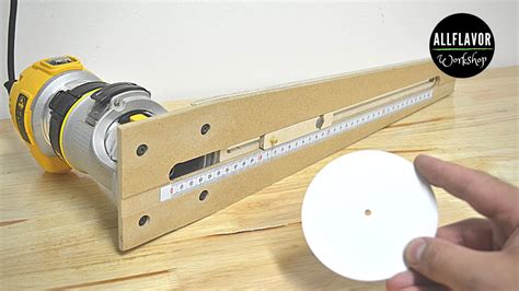 Router Circle Cutting Jig Adjustable Circle Cutting Jig For Trim