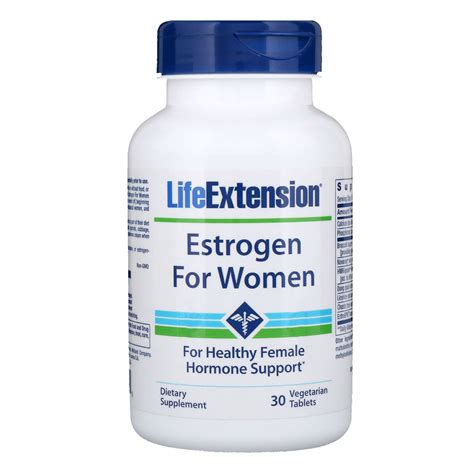 Life Extension Estrogen For Women Vegetarian Tablets By Iherb
