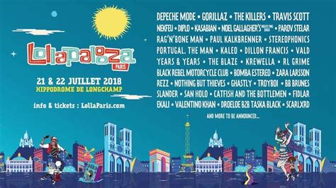 Maybe you would like to learn more about one of these? Lollapalooza París 2018 - Cartel, Entradas y Horarios