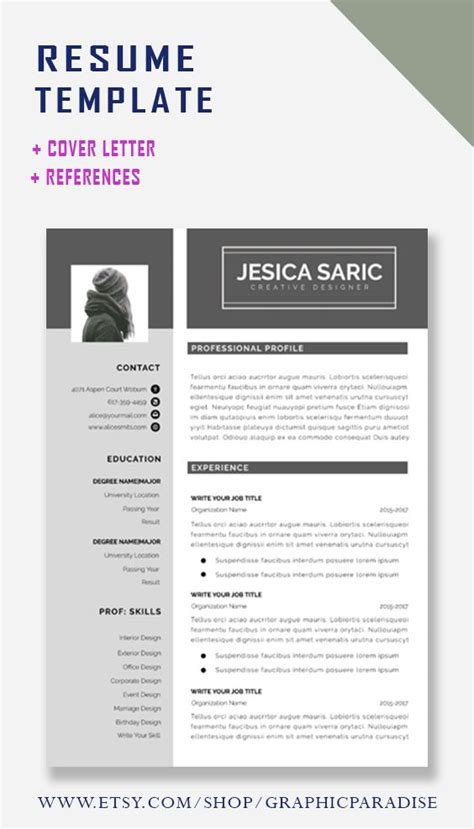 Free word cv templates, résumé templates and careers advice. Professional 1-page and 2-page resume / CV template with ...