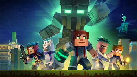 Video Game Minecraft Story Mode Hd Wallpaper