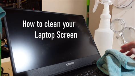 How To Clean Your Laptop Screen Youtube