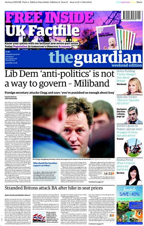 The guardian, influential daily newspaper published in london, generally considered one of the united kingdom's leading newspapers. Newspaper The Guardian (United Kingdom). Newspapers in ...