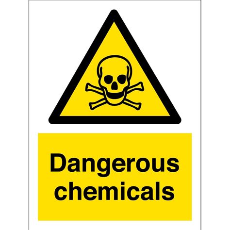 Hazardous Chemical Signs Hazardous Substance Hazard Hazard Sign My