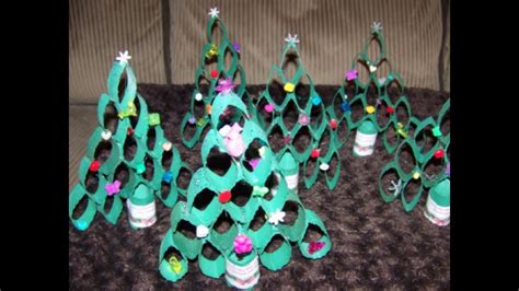 Toilet Paper Roll Christmas Tree Diy Craft Youtube