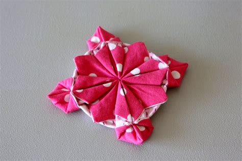 Fabric Flower Origami Tutorial Free