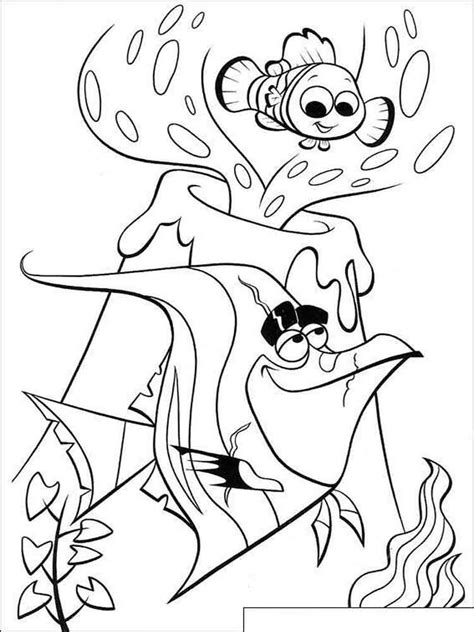 Finding nemo coloring sheets free. Finding Nemo Shark Coloring Sheet Coloring Pages
