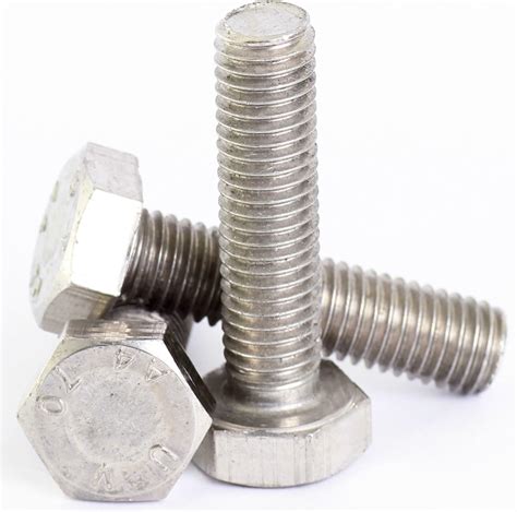 A2 Stainless Steel Hex Head Set Screws Fully Threaded Bolts Din 933 M10