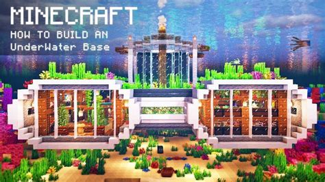 Minecraft How To Build An Underwater Base Youtube Minecraft