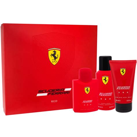 I want to sell the products as if i am the one buying it. continue reading below ↓ obviously, from the name alone, a bulk of their merchandise is devoted to ferrari. Ferrari Scuderia Ferrari Red Set (EDT 125ml + Deo Spray 150ml + SG 150ml) για άνδρες | Venera.gr