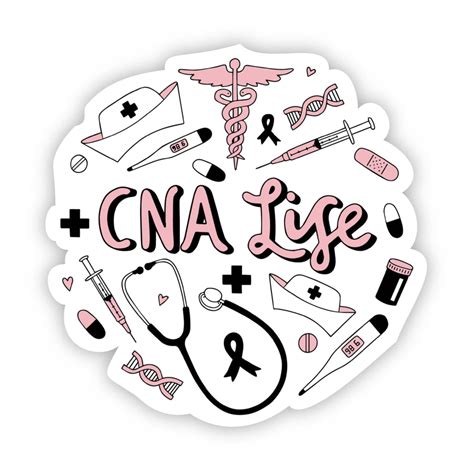 Cna Life Sticker Big Moods