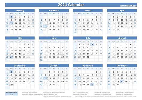 Calendar Holidays 2024 Usa Sheri Dorolice