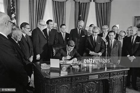 President Signs Minimum Wage Bill Washington President Kennedy
