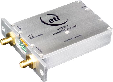L-band Variable 0-30 dB Gain Amplifier With 8-24V External Bias | ETL ...