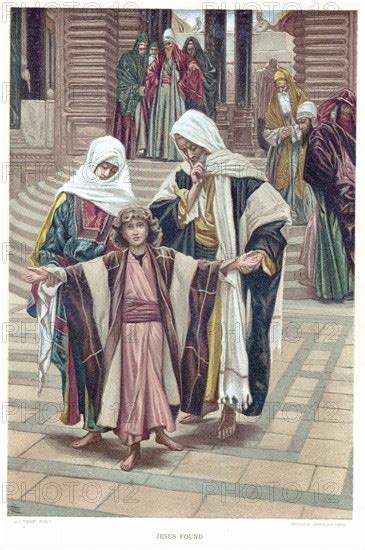 Mary And Joseph Finding The Young Jesus In The Temple Where He Had Been