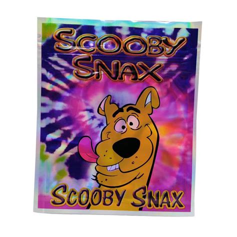 Smell Resistant Foil Bag Scooby Snax 75x70 Wicked Habits