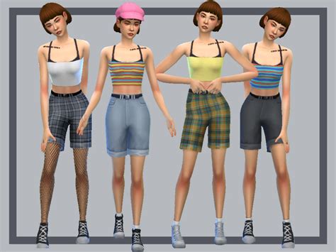 The Sims Resource Oversized Shorts