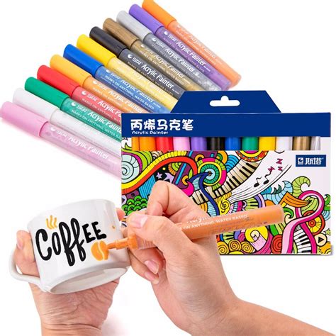 How to store acrylic markers and artistro paint pens? STA 12/24Color Creative Acrylic Marker Pen, Highlighter ...